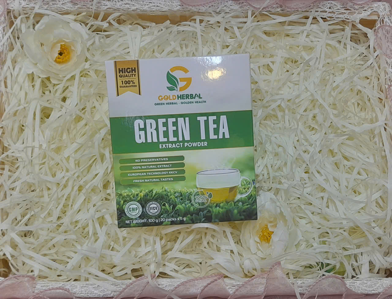 Cao khô hòa tan chè xanh