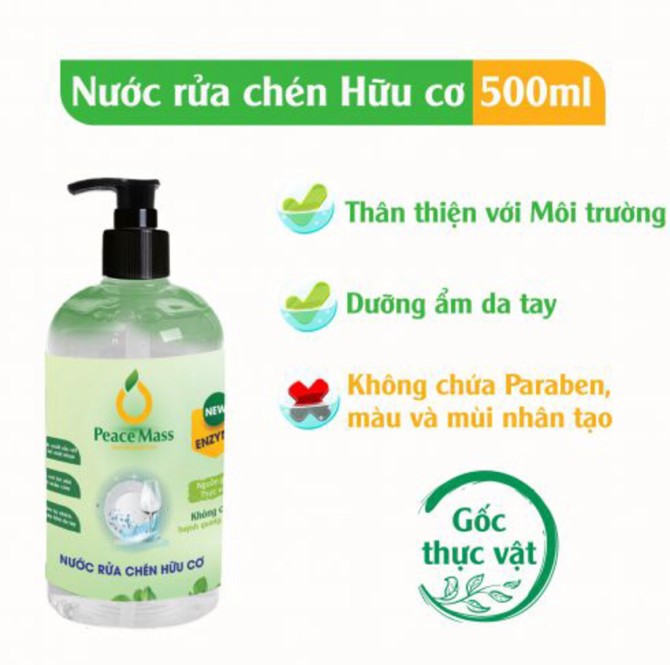 NƯỚC RỬA CHÉN HỮU CƠ 500ML